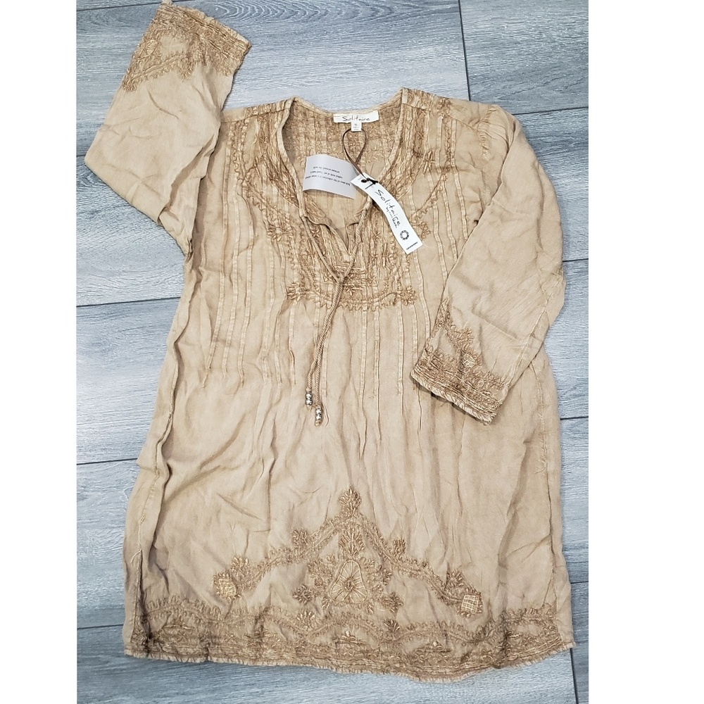 NEW SOLITAIRE SHIRT DRESS